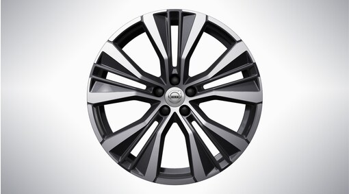 20" 5 radios Y Black Diamond Cut - 1264