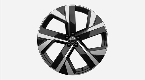 22" 5 radios dobles Black Diamond Cut brillante - 1303
